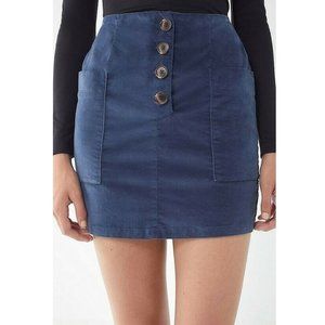 BDG Urban Outfitters High Waisted Velvet Skirt XS